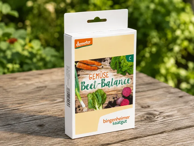 Semenska škatla Balanced Veggie Garden s petimi sortami zelenjave